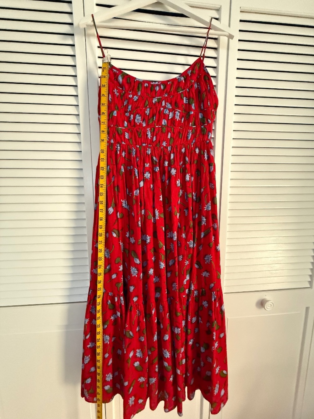 JCREW Tiered dress in brushed daisy print size XS - Picture 6 of 6